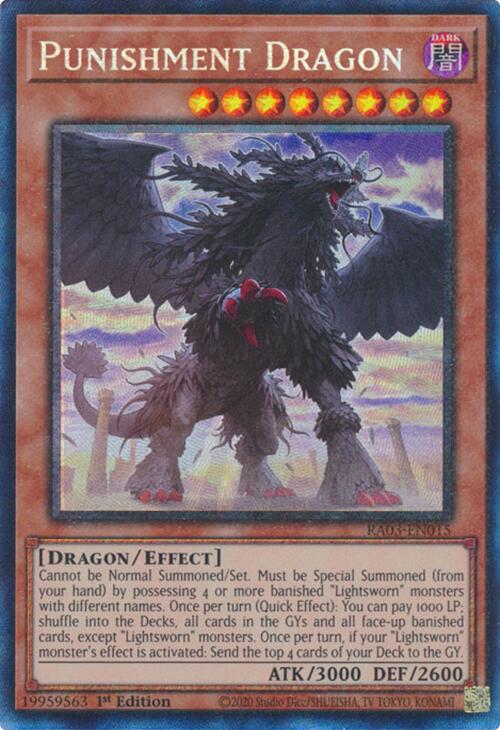 Punishment Dragon (CR) [RA03-EN015] Prismatic Collector's Rare | Exor Games Dartmouth