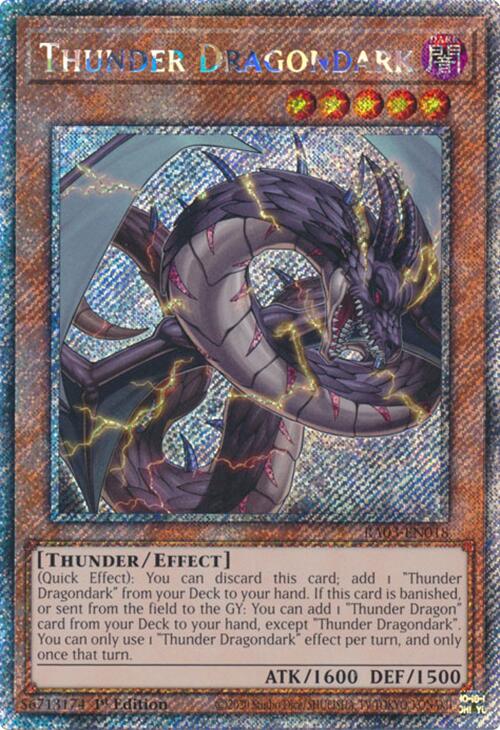 Thunder Dragondark (Platinum Secret Rare) [RA03-EN018] Platinum Secret Rare | Exor Games Dartmouth