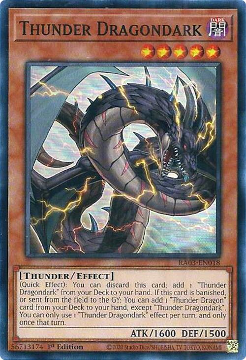 Thunder Dragondark [RA03-EN018] Super Rare | Exor Games Dartmouth