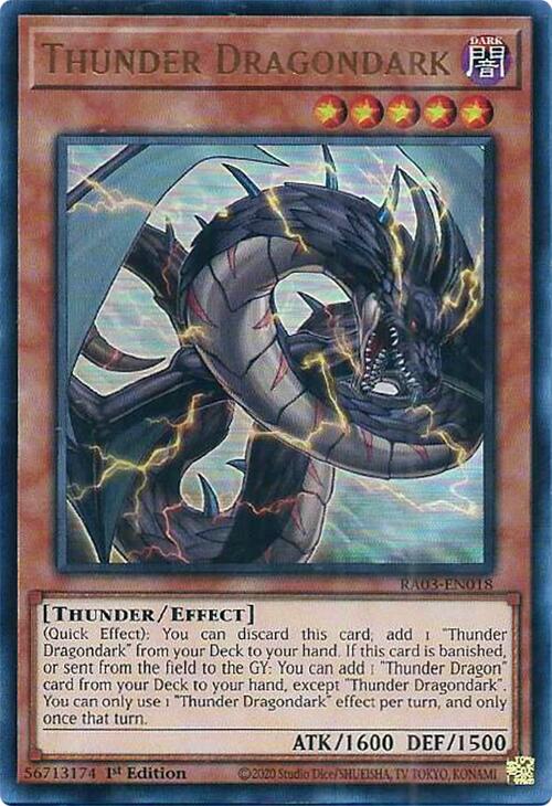 Thunder Dragondark (UR) [RA03-EN018] Ultra Rare | Exor Games Dartmouth