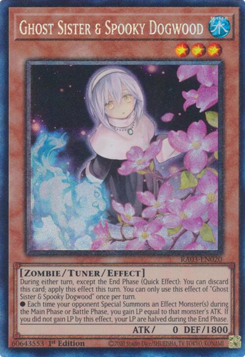 Ghost Sister & Spooky Dogwood (Alternate Art) (CR) [RA03-EN020] Prismatic Collector's Rare | Exor Games Dartmouth