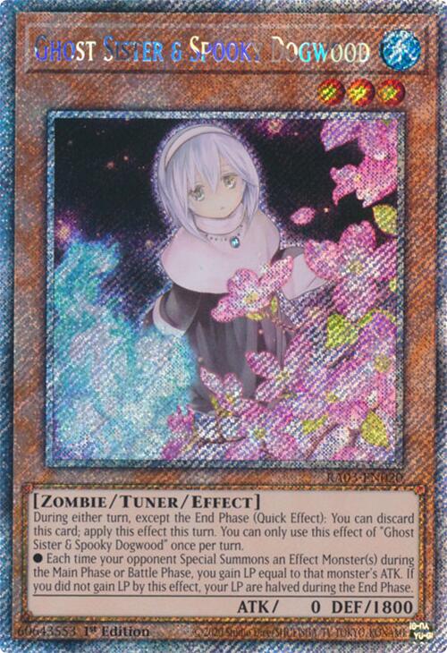 Ghost Sister & Spooky Dogwood (Platinum Secret Rare) [RA03-EN020] Platinum Secret Rare | Exor Games Dartmouth