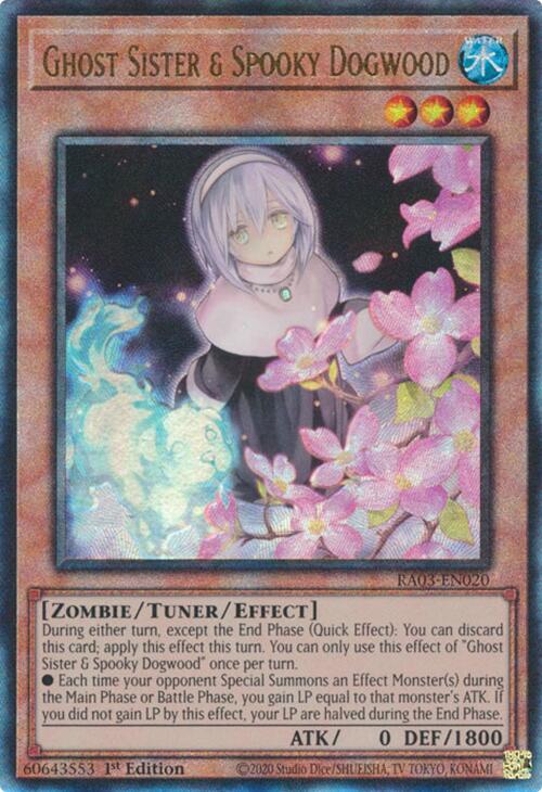 Ghost Sister & Spooky Dogwood (UTR) [RA03-EN020] Prismatic Ultimate Rare | Exor Games Dartmouth