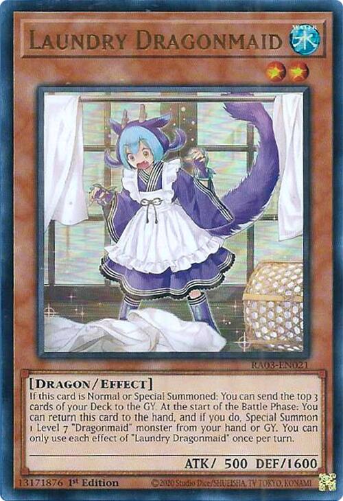 Laundry Dragonmaid (UR) [RA03-EN021] Ultra Rare | Exor Games Dartmouth