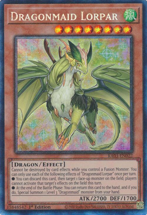 Dragonmaid Lorpar (CR) [RA03-EN022] Prismatic Collector's Rare | Exor Games Dartmouth