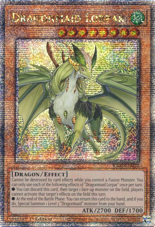 Dragonmaid Lorpar (Quarter Century Secret Rare) [RA03-EN022] Quarter Century Secret Rare | Exor Games Dartmouth