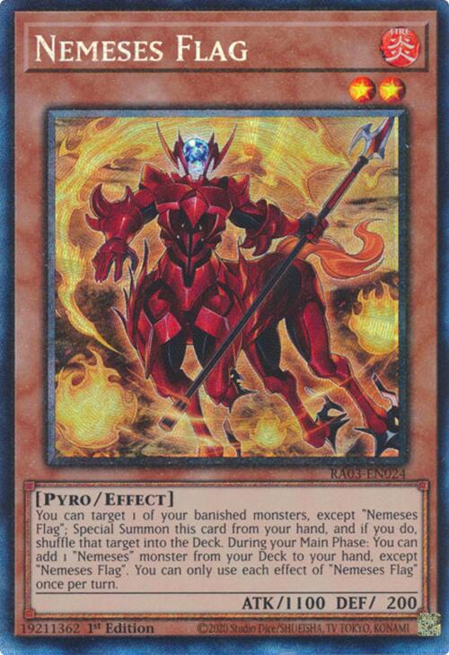 Nemeses Flag (CR) [RA03-EN024] Prismatic Collector's Rare | Exor Games Dartmouth