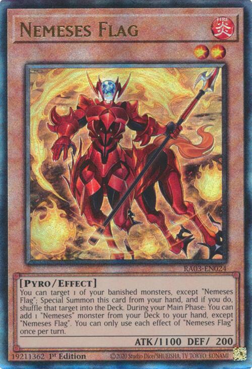Nemeses Flag (UTR) [RA03-EN024] Prismatic Ultimate Rare | Exor Games Dartmouth