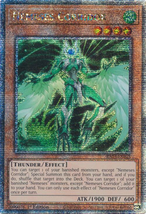 Nemeses Corridor (Quarter Century Secret Rare) [RA03-EN025] Quarter Century Secret Rare | Exor Games Dartmouth