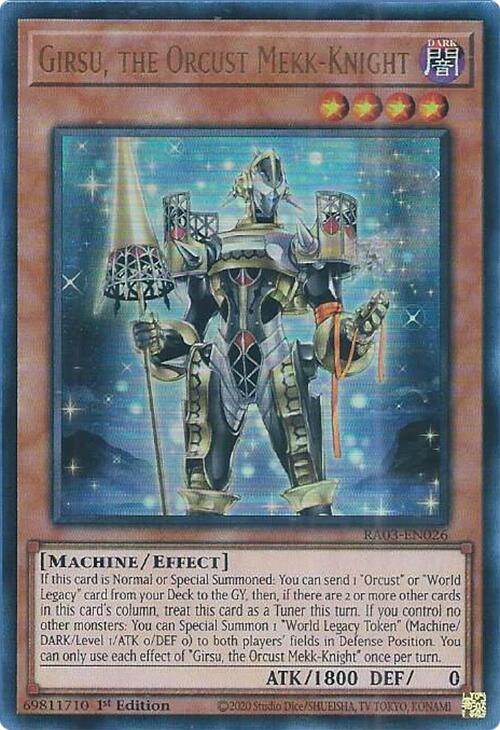 Girsu, the Orcust Mekk-Knight (UR) [RA03-EN026] Ultra Rare | Exor Games Dartmouth