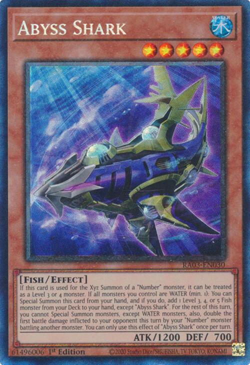 Abyss Shark (CR) [RA03-EN030] Prismatic Collector's Rare | Exor Games Dartmouth