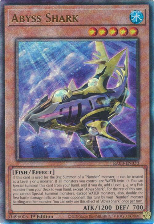 Abyss Shark (UTR) [RA03-EN030] Prismatic Ultimate Rare | Exor Games Dartmouth