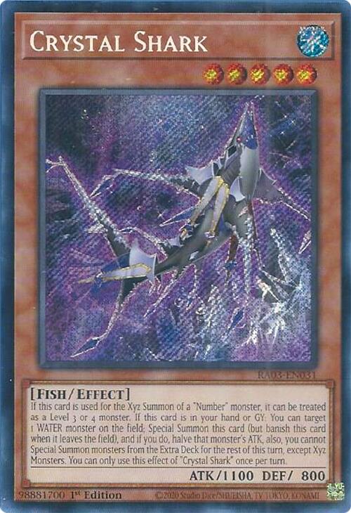 Crystal Shark (Secret Rare) [RA03-EN031] Secret Rare | Exor Games Dartmouth