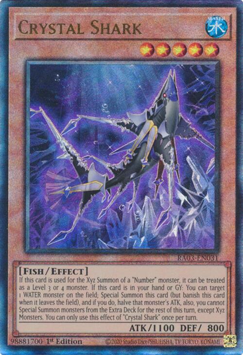 Crystal Shark (UTR) [RA03-EN031] Prismatic Ultimate Rare | Exor Games Dartmouth