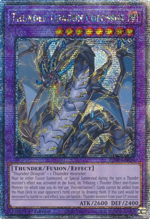 Thunder Dragon Colossus (Quarter Century Secret Rare) [RA03-EN036] Quarter Century Secret Rare | Exor Games Dartmouth