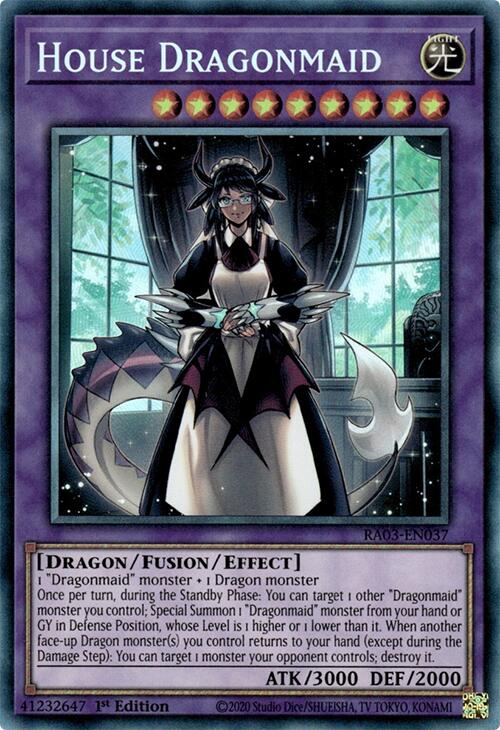 House Dragonmaid (CR) [RA03-EN037] Prismatic Collector's Rare | Exor Games Dartmouth