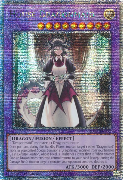 House Dragonmaid (Quarter Century Secret Rare) [RA03-EN037] Quarter Century Secret Rare | Exor Games Dartmouth