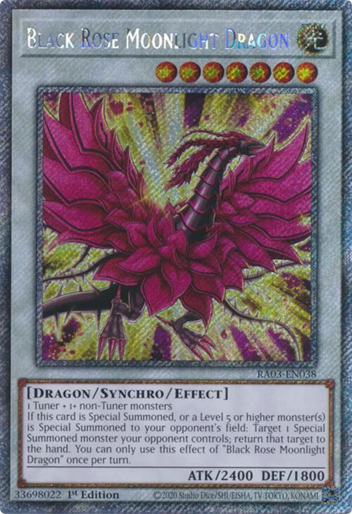 Black Rose Moonlight Dragon (Platinum Secret Rare) [RA03-EN038] Platinum Secret Rare | Exor Games Dartmouth