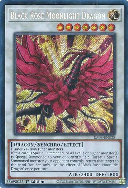 Black Rose Moonlight Dragon (Secret Rare) [RA03-EN038] Secret Rare | Exor Games Dartmouth