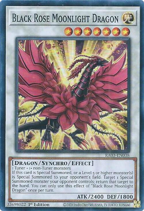 Black Rose Moonlight Dragon [RA03-EN038] Super Rare | Exor Games Dartmouth