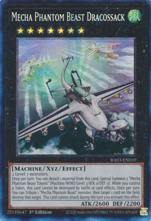 Mecha Phantom Beast Dracossack (CR) [RA03-EN039] Prismatic Collector's Rare | Exor Games Dartmouth
