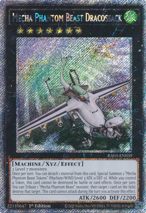 Mecha Phantom Beast Dracossack (Platinum Secret Rare) [RA03-EN039] Platinum Secret Rare | Exor Games Dartmouth