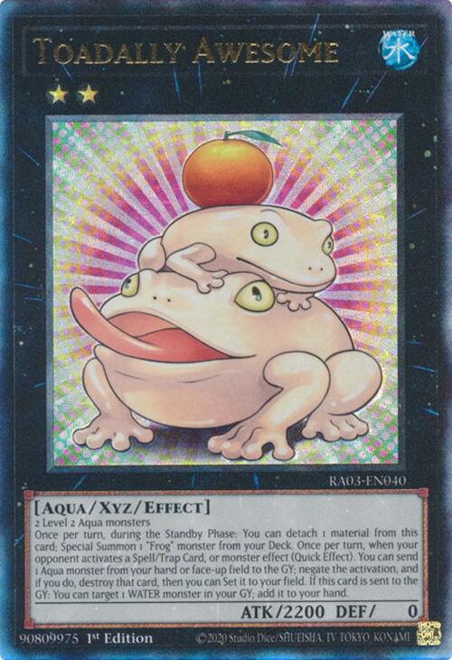 Toadally Awesome (UTR) [RA03-EN040] Prismatic Ultimate Rare | Exor Games Dartmouth