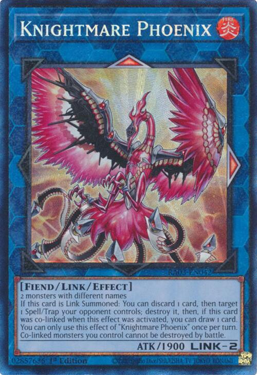 Knightmare Phoenix (CR) [RA03-EN042] Prismatic Collector's Rare | Exor Games Dartmouth