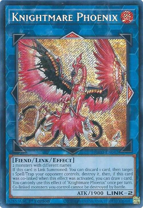 Knightmare Phoenix (Secret Rare) [RA03-EN042] Secret Rare | Exor Games Dartmouth