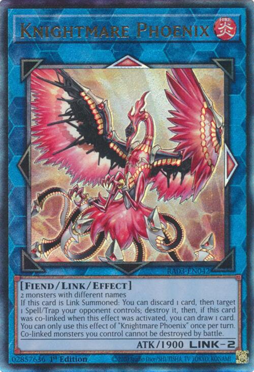 Knightmare Phoenix (UTR) [RA03-EN042] Prismatic Ultimate Rare | Exor Games Dartmouth