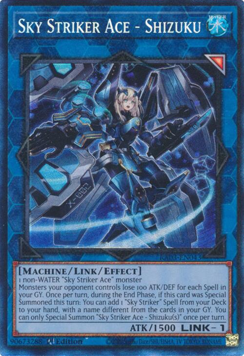Sky Striker Ace - Shizuku (CR) [RA03-EN043] Prismatic Collector's Rare | Exor Games Dartmouth