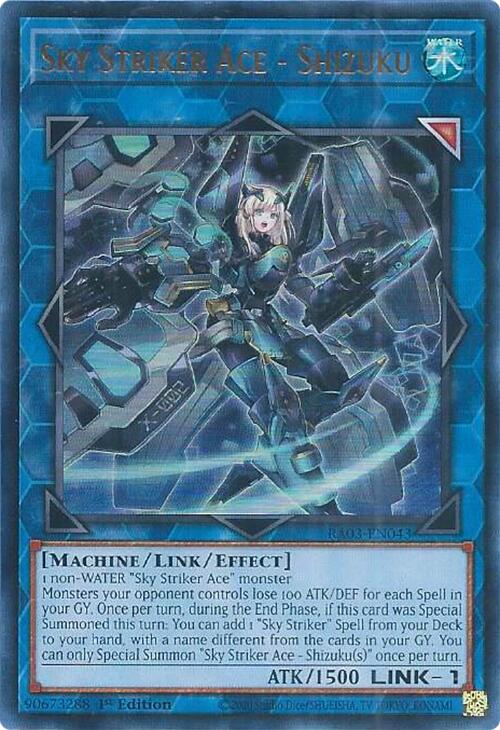 Sky Striker Ace - Shizuku (UR) [RA03-EN043] Ultra Rare | Exor Games Dartmouth