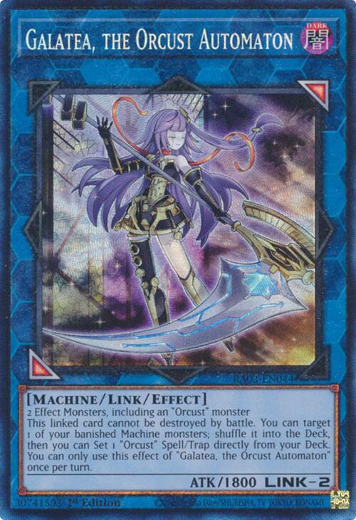 Galatea, the Orcust Automaton (CR) [RA03-EN044] Prismatic Collector's Rare | Exor Games Dartmouth