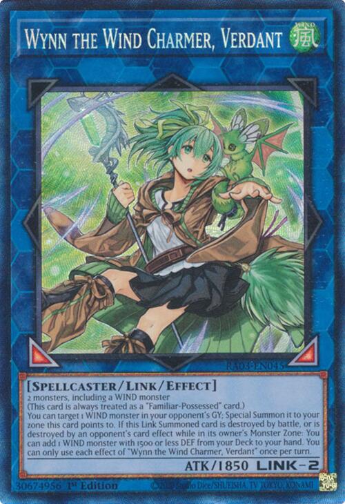 Wynn the Wind Charmer, Verdant (CR) [RA03-EN045] Prismatic Collector's Rare | Exor Games Dartmouth