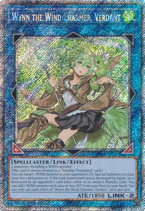 Wynn the Wind Charmer, Verdant (Platinum Secret Rare) [RA03-EN045] Platinum Secret Rare | Exor Games Dartmouth