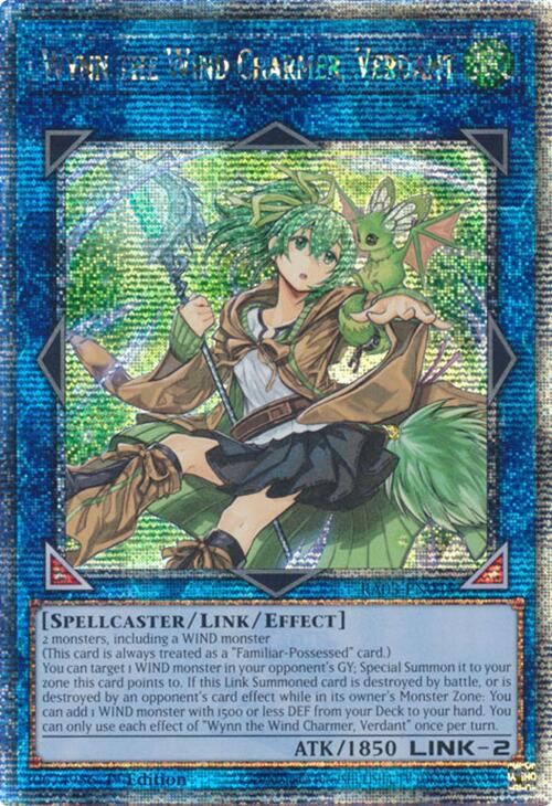 Wynn the Wind Charmer, Verdant (Quarter Century Secret Rare) [RA03-EN045] Quarter Century Secret Rare | Exor Games Dartmouth