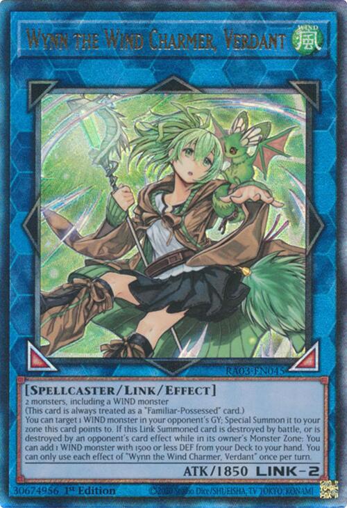 Wynn the Wind Charmer, Verdant (UTR) [RA03-EN045] Prismatic Ultimate Rare | Exor Games Dartmouth