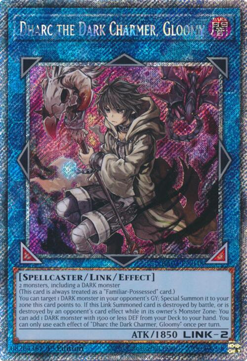 Dharc the Dark Charmer, Gloomy (Platinum Secret Rare) [RA03-EN048] Platinum Secret Rare | Exor Games Dartmouth