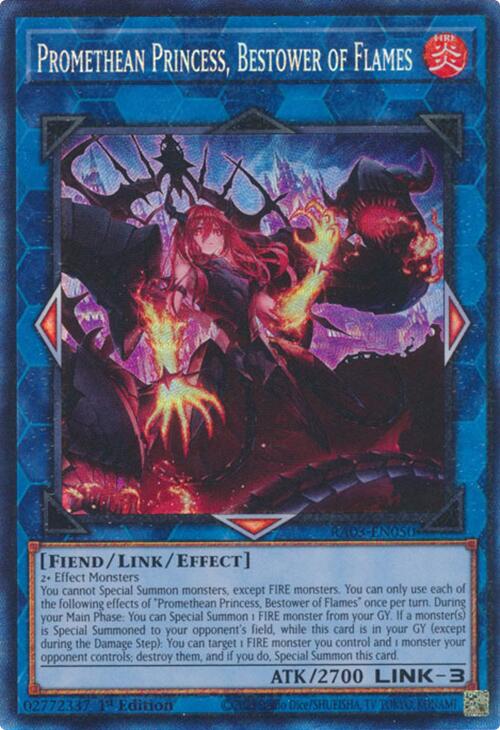 Promethean Princess, Bestower of Flames (CR) [RA03-EN050] Prismatic Collector's Rare | Exor Games Dartmouth