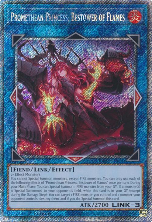 Promethean Princess, Bestower of Flames (Platinum Secret Rare) [RA03-EN050] Platinum Secret Rare | Exor Games Dartmouth