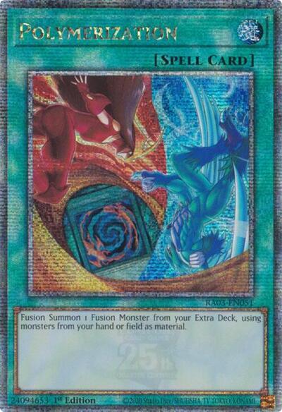 Polymerization (Quarter Century Secret Rare) [RA03-EN051] Quarter Century Secret Rare | Exor Games Dartmouth