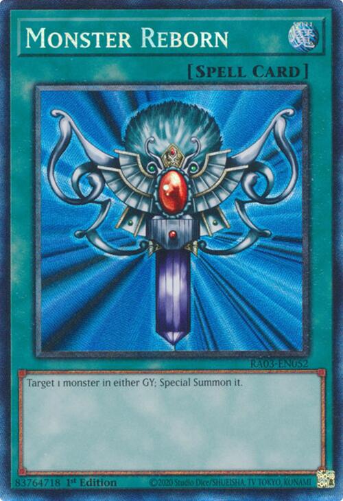 Monster Reborn (CR) [RA03-EN052] Prismatic Collector's Rare | Exor Games Dartmouth