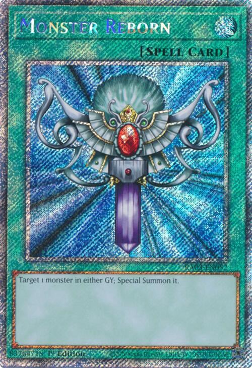 Monster Reborn (Platinum Secret Rare) [RA03-EN052] Platinum Secret Rare | Exor Games Dartmouth