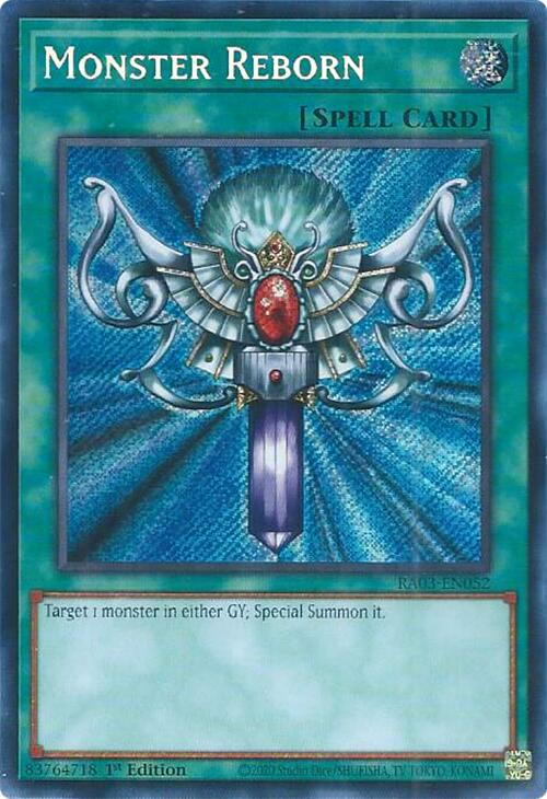 Monster Reborn (Secret Rare) [RA03-EN052] Secret Rare | Exor Games Dartmouth
