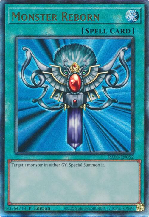 Monster Reborn (UTR) [RA03-EN052] Prismatic Ultimate Rare | Exor Games Dartmouth