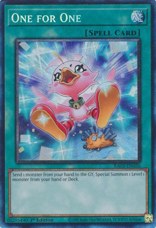 One for One (CR) [RA03-EN056] Prismatic Collector's Rare | Exor Games Dartmouth