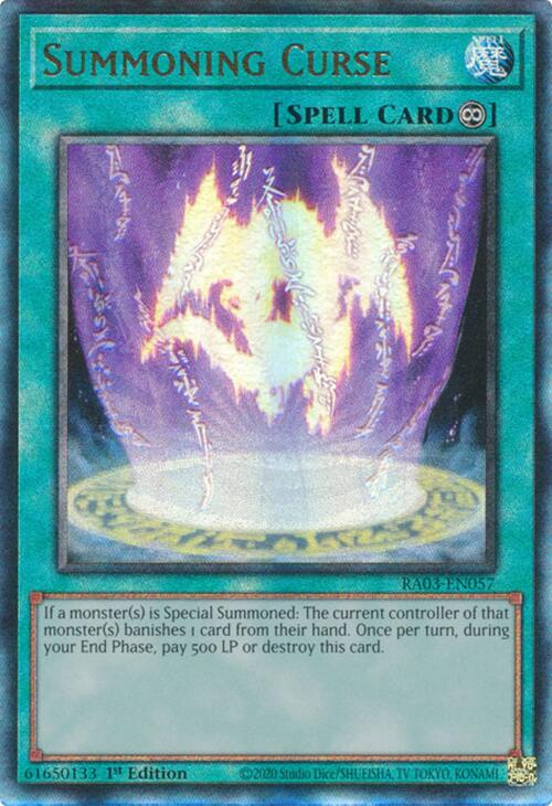 Summoning Curse (UTR) [RA03-EN057] Prismatic Ultimate Rare | Exor Games Dartmouth