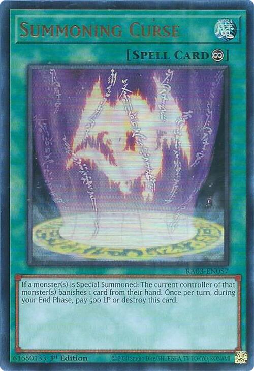 Summoning Curse (UR) [RA03-EN057] Ultra Rare | Exor Games Dartmouth