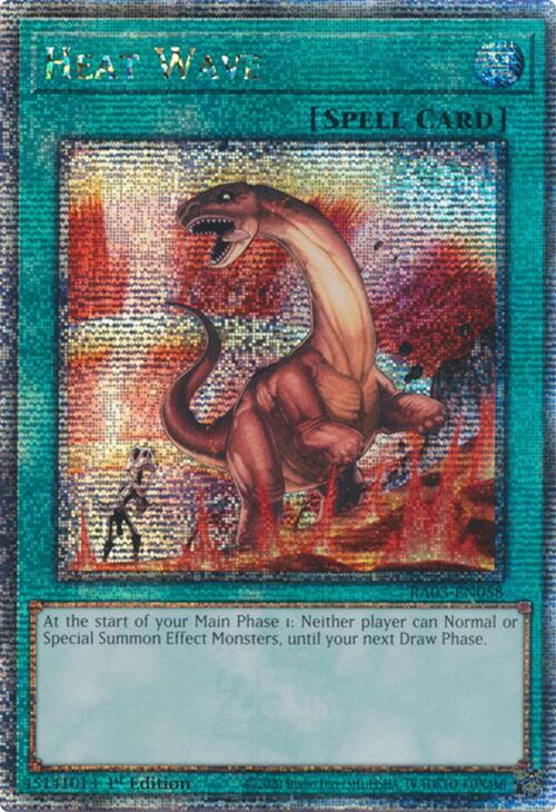 Heat Wave (Quarter Century Secret Rare) [RA03-EN058] Quarter Century Secret Rare | Exor Games Dartmouth
