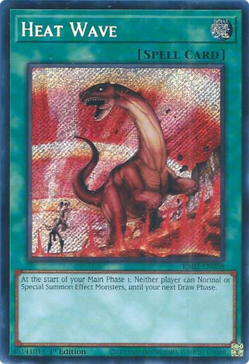 Heat Wave (Secret Rare) [RA03-EN058] Secret Rare | Exor Games Dartmouth